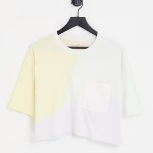 Abercrombie & Fitch Pride Capsule Cropped Color Block T-shirt Multi Color Small